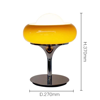 GlowClassic - Vintage Oranje Tafellamp Selzar
