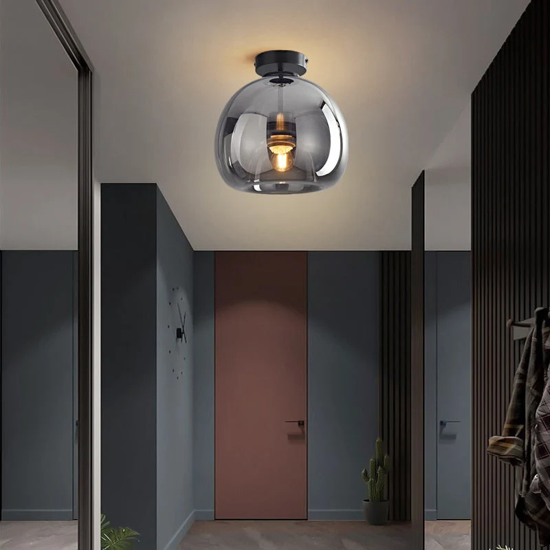 Goldenova - Chic Ronde Plafondlamp Zwart en Goud Selzar