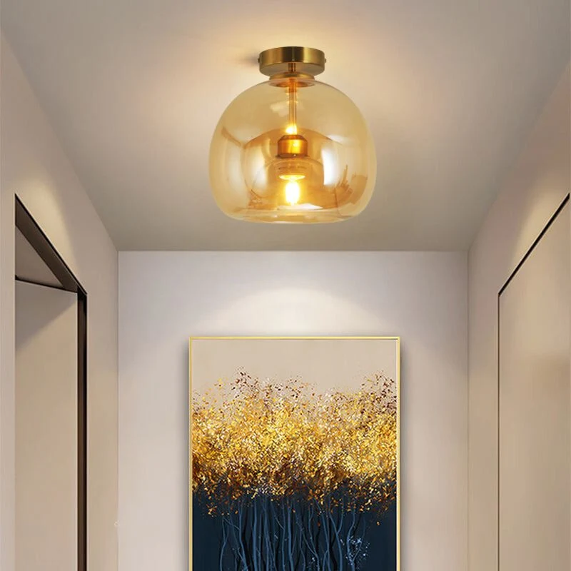 Goldenova - Chic Ronde Plafondlamp Zwart en Goud Selzar
