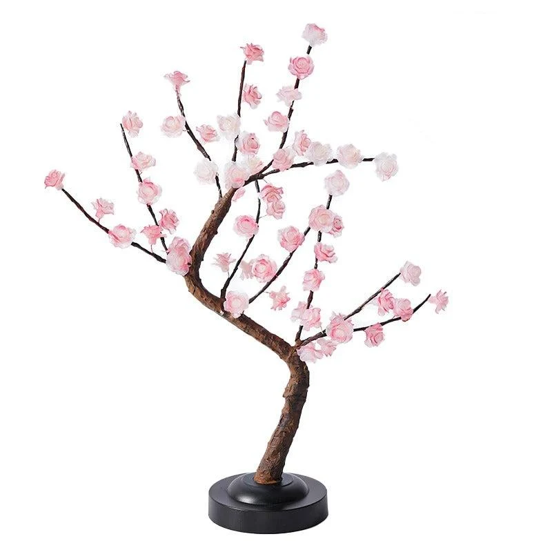 LED Boom Lamp - Roze Bloem Bonsai Tafellamp Selzar