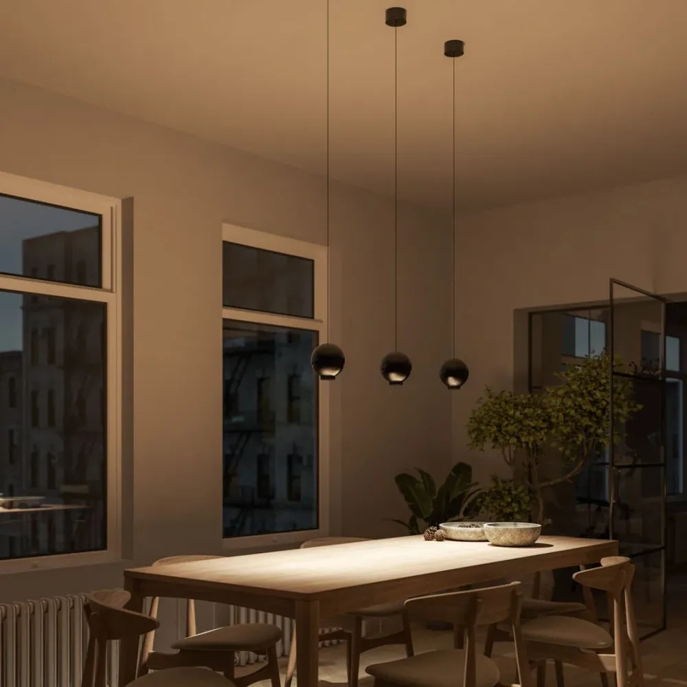 LumiSphere - LED Hanglamp, Warm, Verstelbare Kabel Selzar