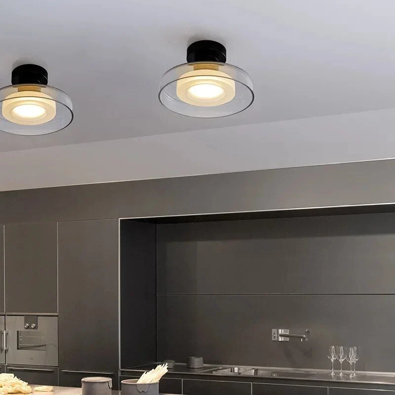 NovaNimbus - Ronde Glazen Wandlamp Selzar