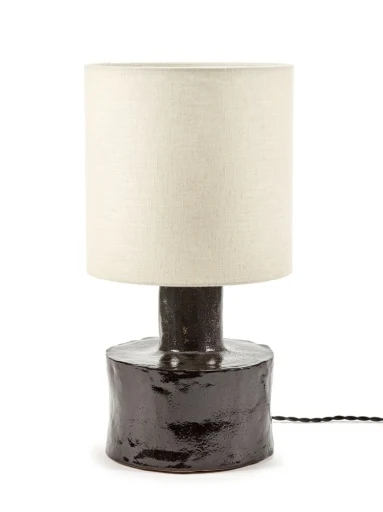 Serax - Marie Michielssen - TAFELLAMP ZWART - BEIGE CATHERINE
