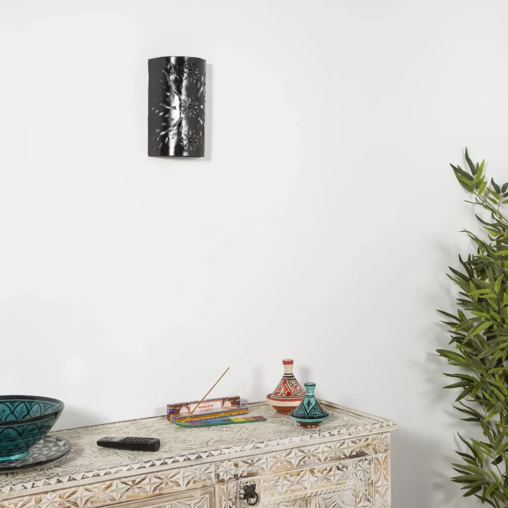 Shamsia gesmede Marokkaanse wandlamp