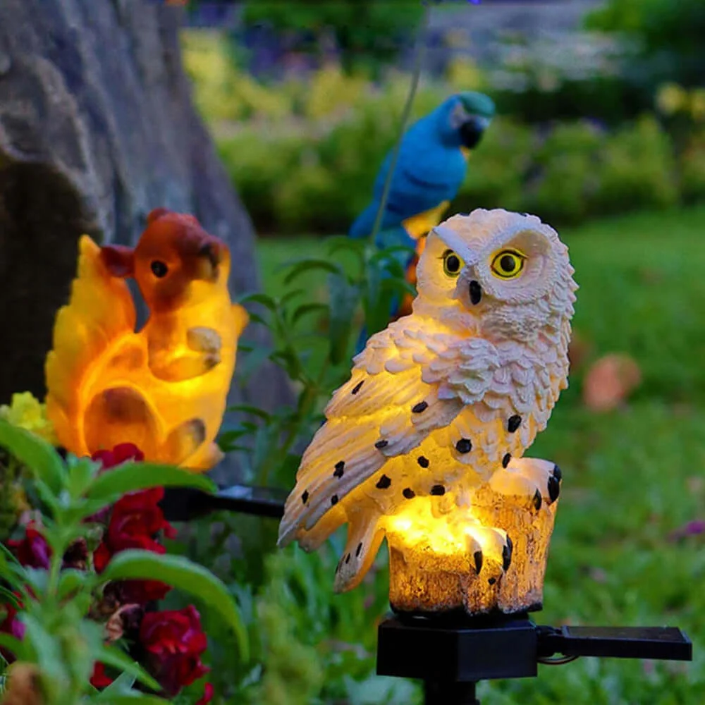 2x Solar Tuinlampen - Egel Design
