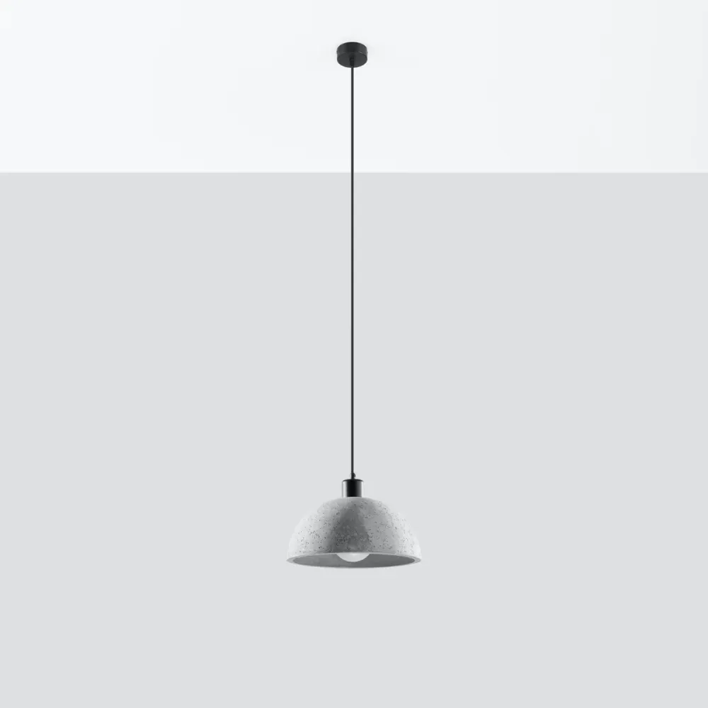Sollux hanglamp Pablito - 1 lichts - 30 x 120 cm - grijs