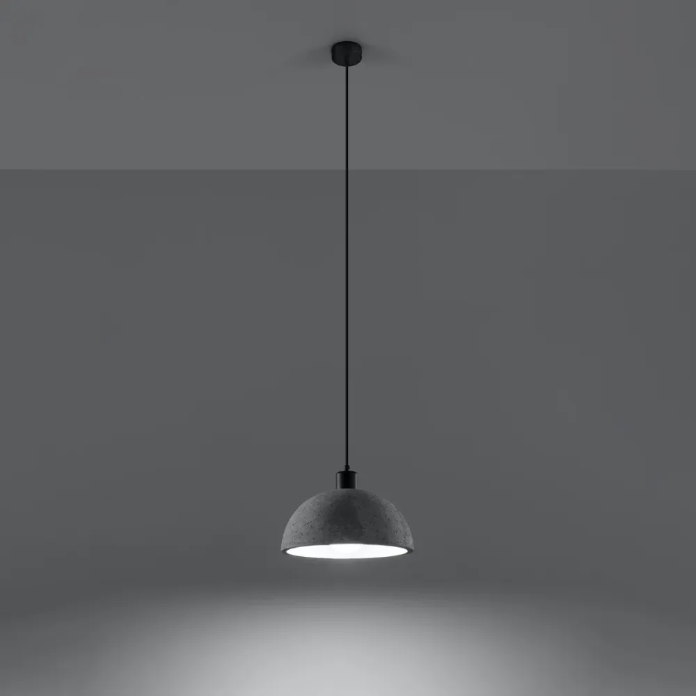 Sollux hanglamp Pablito - 1 lichts - 30 x 120 cm - grijs