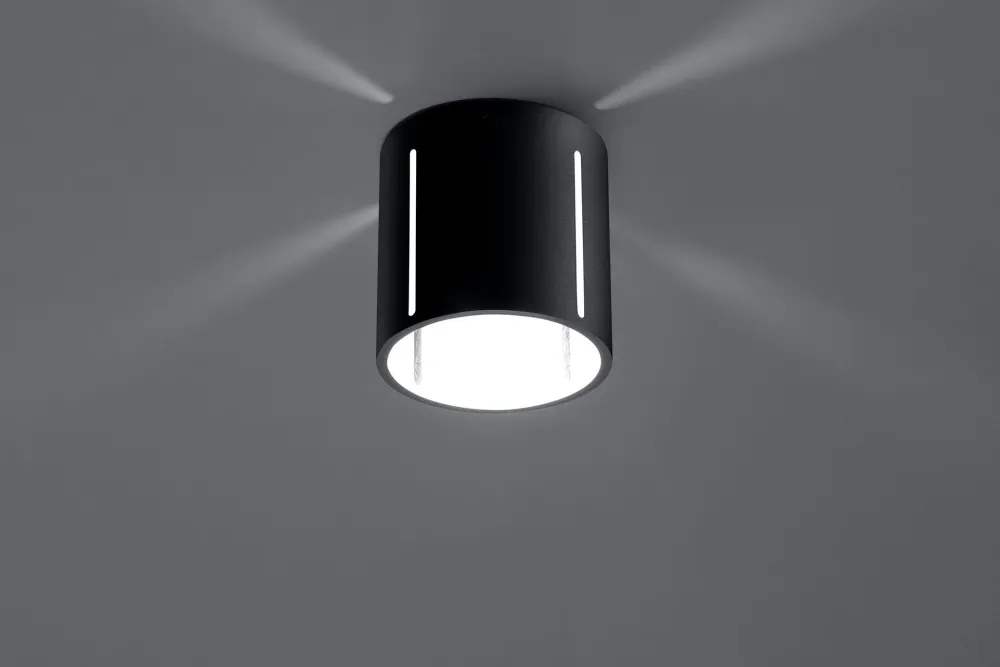 Sollux plafondlamp Inez - 1 lichts - 10 x 10 cm - zwart