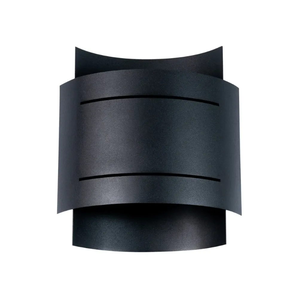 Sollux wandlamp Hestia - 1 lichts - 8.5 x 23 cm - zwart