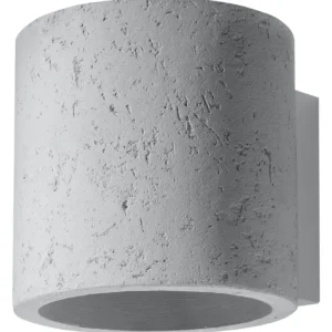 Sollux wandlamp Orbis - 1 lichts - 12 x 10 cm - grijs