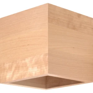 Sollux wandlamp Quad - 1 lichts - 12 x 10 cm - bruin