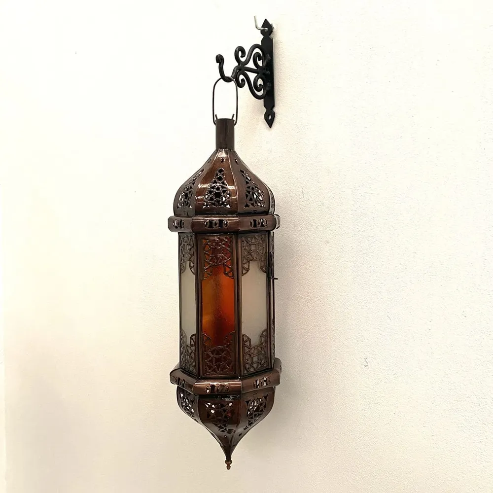 Standaard voor Arabische lampen en lantaarns smeedijzer 10 cm