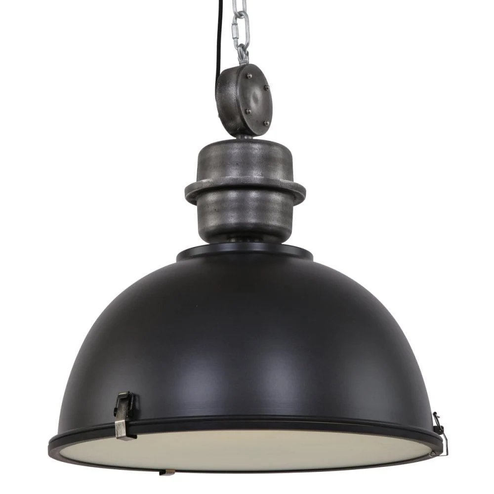 Steinhauer hanglamp bikkelxxl - 1 lichts - 52x 153 cm - zwart