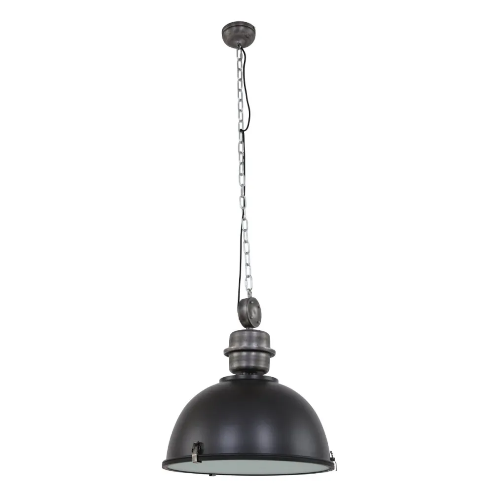 Steinhauer hanglamp bikkelxxl - 1 lichts - 52x 153 cm - zwart