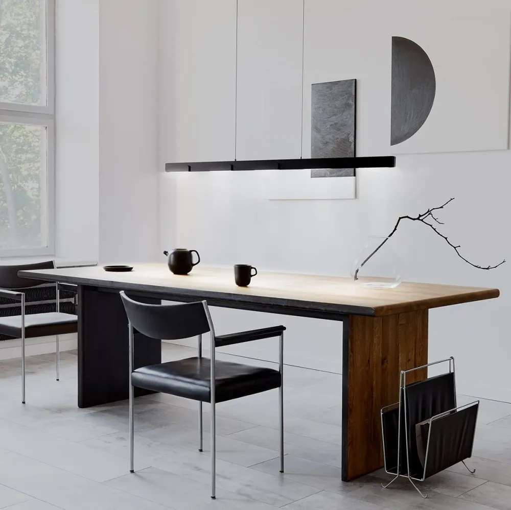 Steinhauer hanglamp Bloc - 7 lichts - 120x 130 cm - zwart