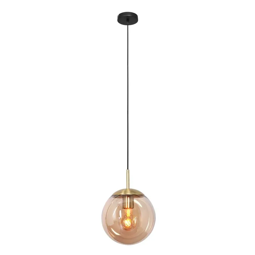 Steinhauer hanglamp bollique - 1 lichts - 25 x 175 cm - zwart