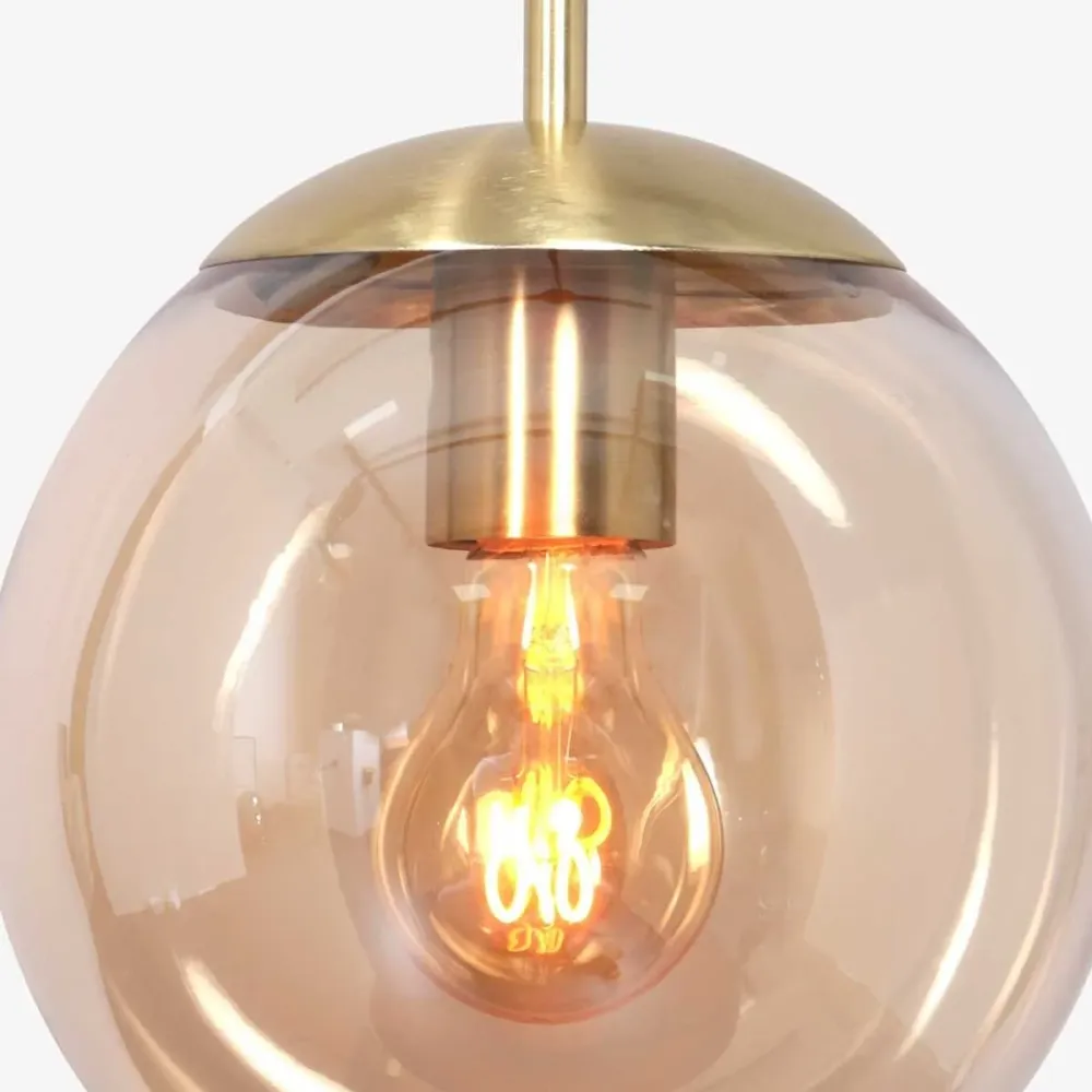 Steinhauer hanglamp bollique - 1 lichts - 25 x 175 cm - zwart