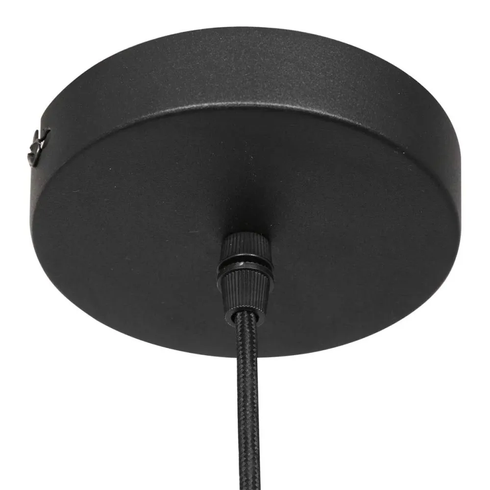 Steinhauer hanglamp bollique - 1 lichts - 25 x 175 cm - zwart