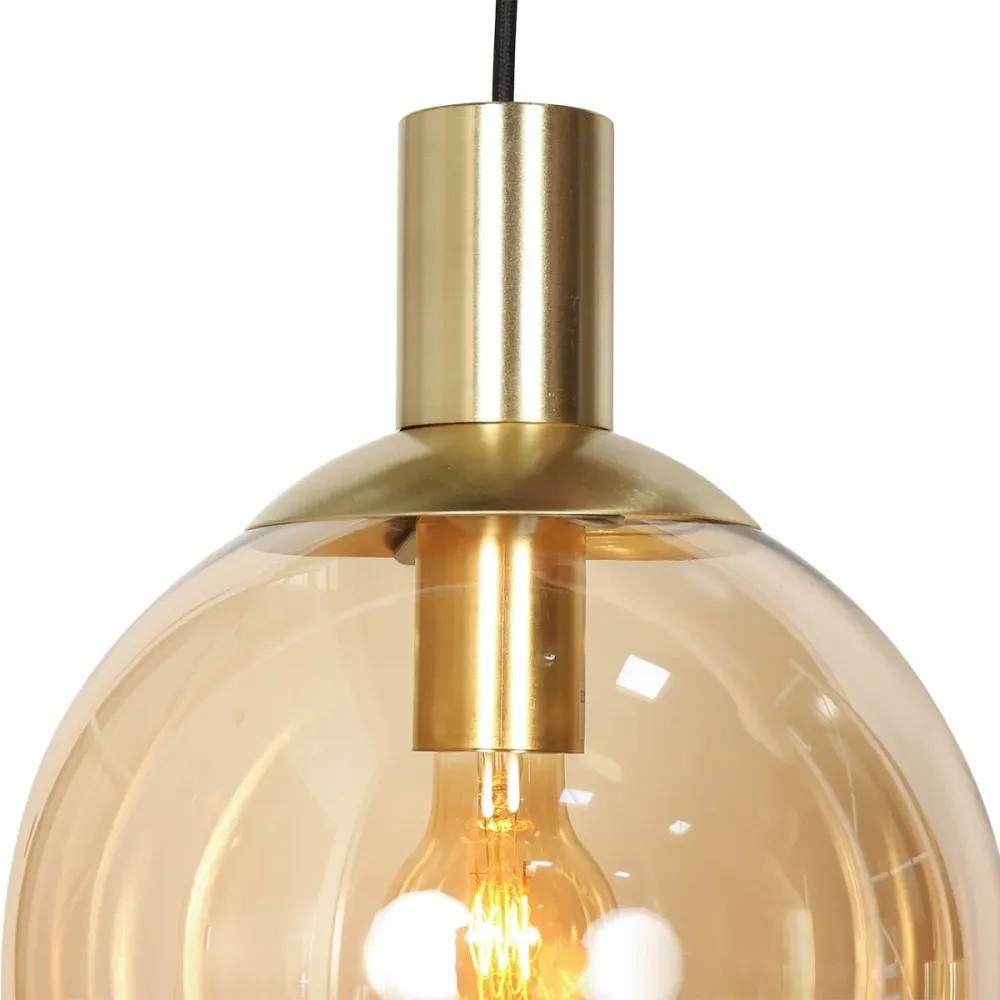 Steinhauer hanglamp bollique - 5 lichts - 60 x 350 cm - messing