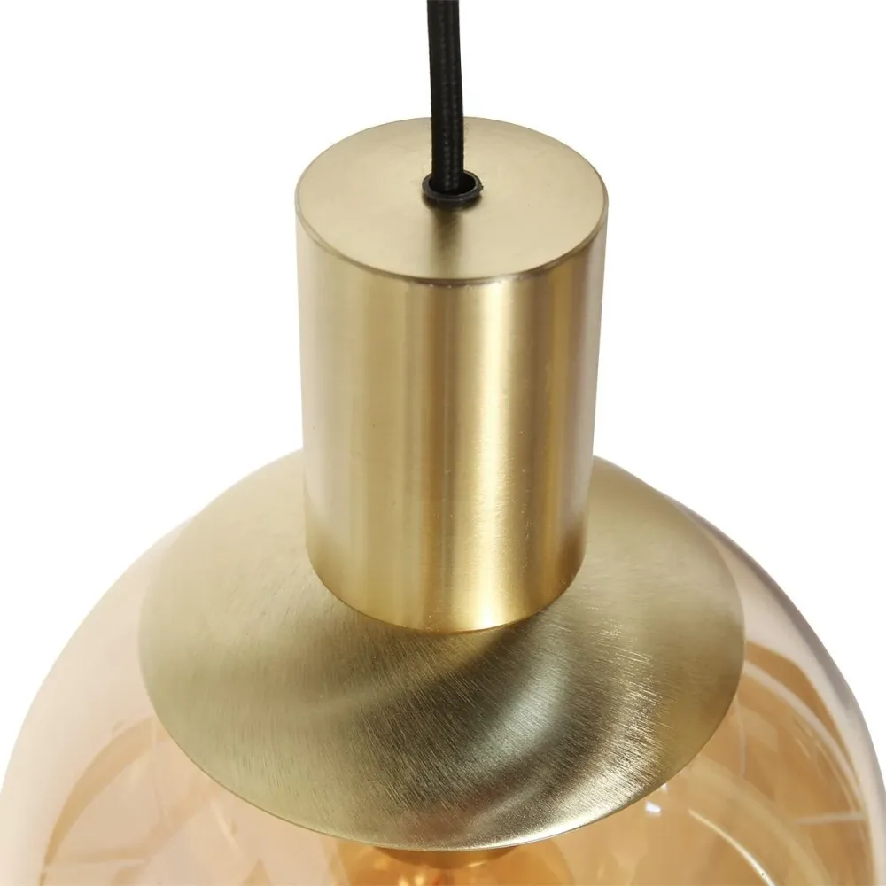 Steinhauer hanglamp bollique - 5 lichts - 60 x 350 cm - messing