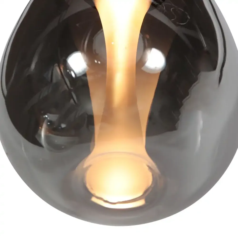 Steinhauer hanglamp Glimsy - 1 lichts - 22 x 190 cm - zwart