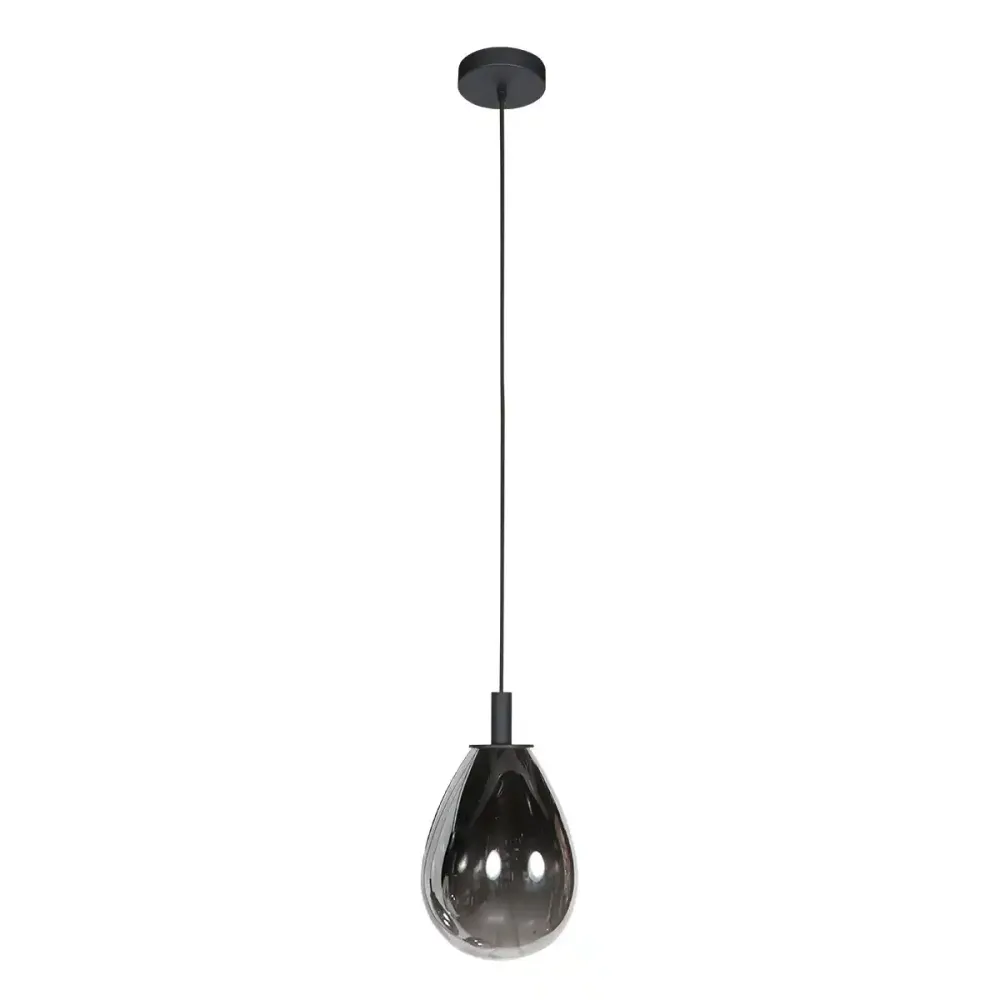 Steinhauer hanglamp Glimsy - 1 lichts - 22 x 190 cm - zwart