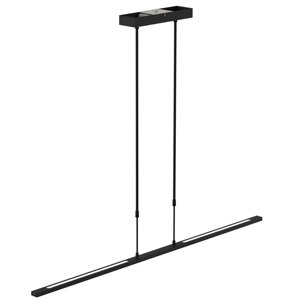 Steinhauer hanglamp Humilus - 3 lichts - 122x 117 cm - zwart