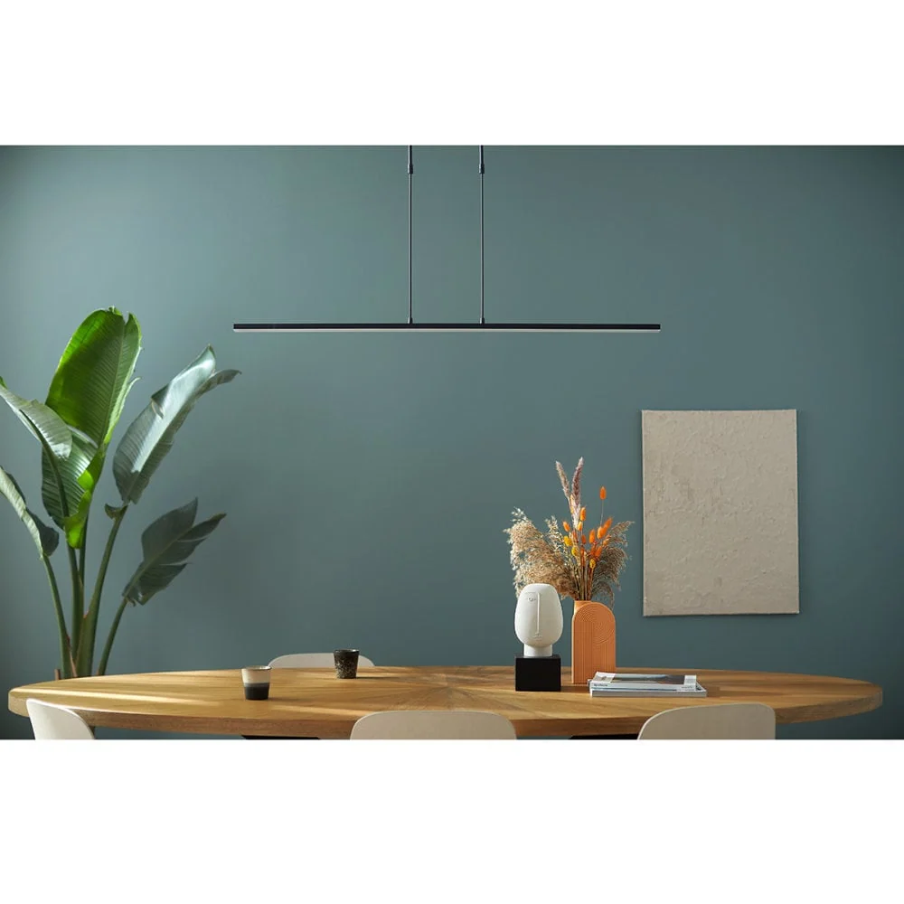 Steinhauer hanglamp Humilus - 3 lichts - 122x 117 cm - zwart