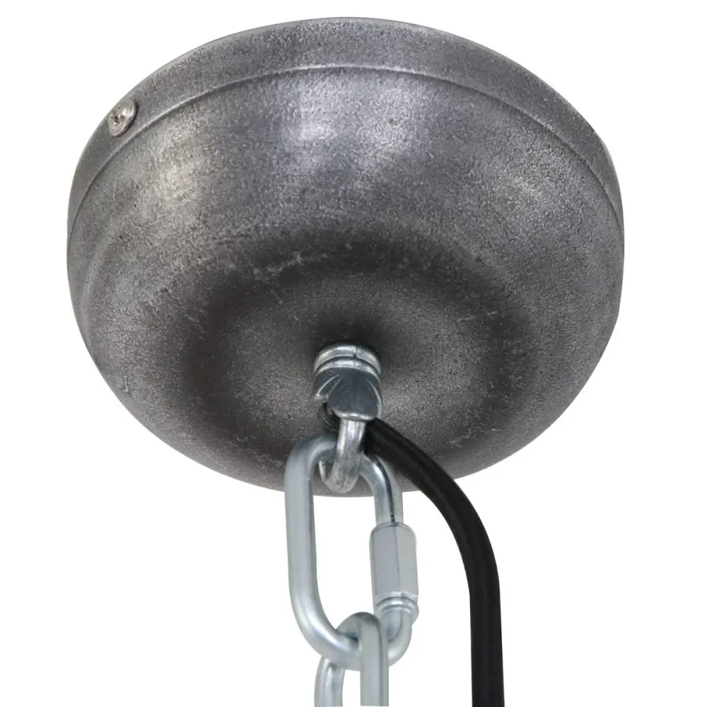 Steinhauer hanglamp industrieel - 1 lichts - 42x 145 cm - zwart
