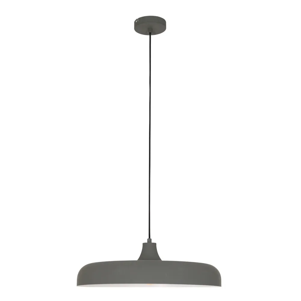 Steinhauer hanglamp krisip - 1 lichts - 55x 160 cm - grijs