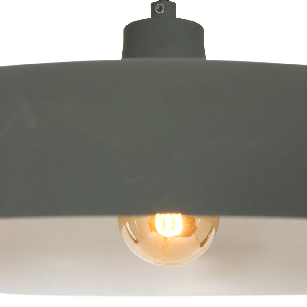 Steinhauer hanglamp krisip - 1 lichts - 55x 160 cm - grijs