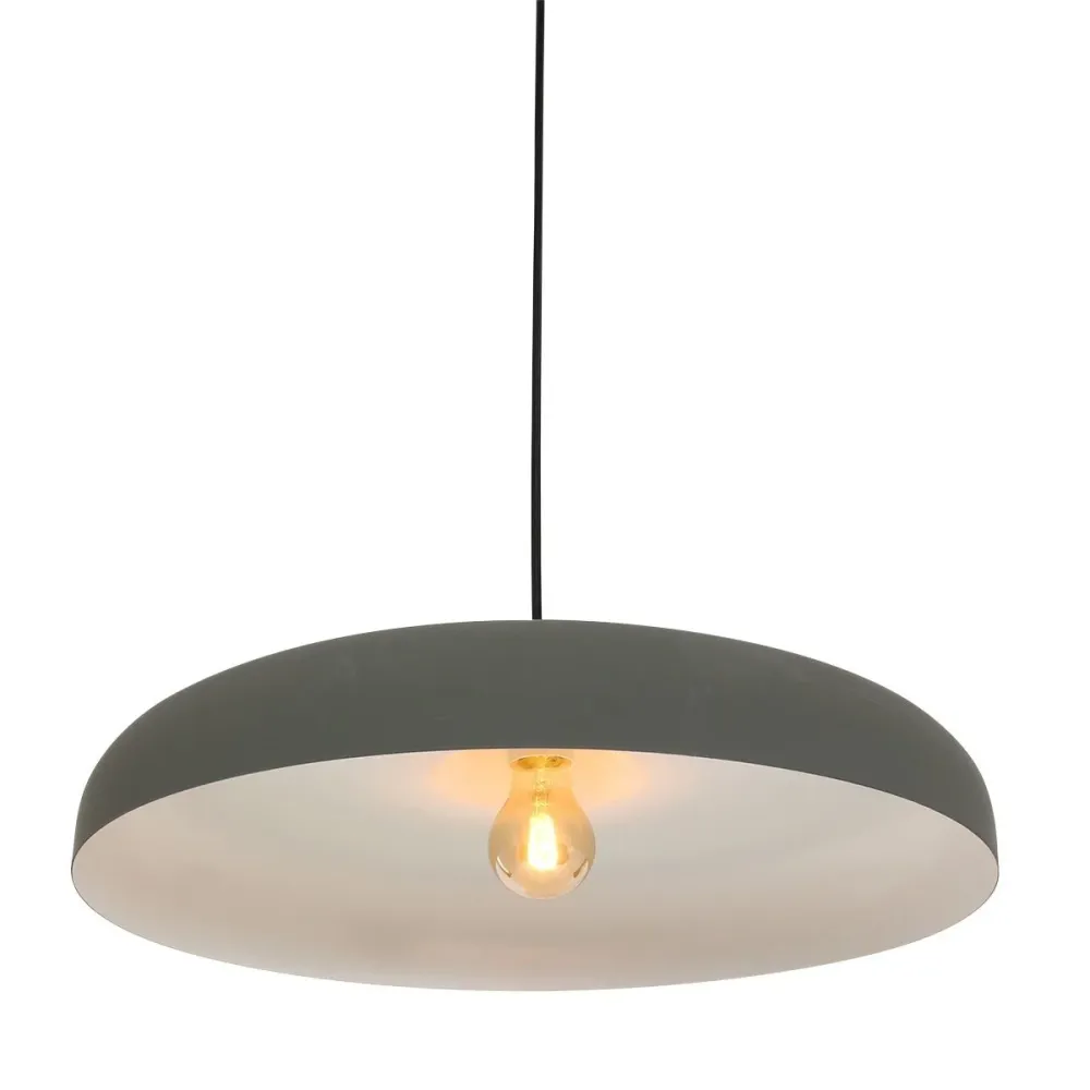 Steinhauer hanglamp krisip - 1 lichts - 55x 160 cm - grijs