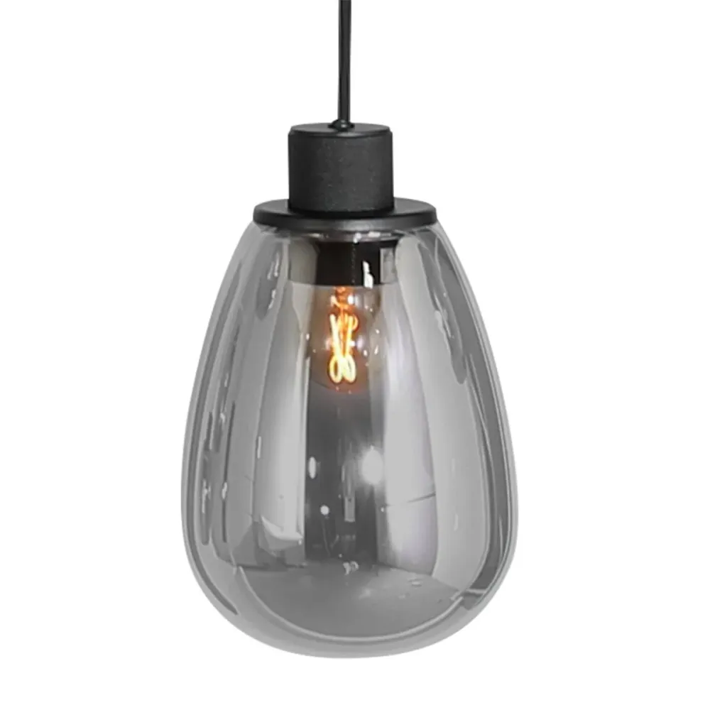 Steinhauer hanglamp reflexion - 9 lichts - 140 x 150 cm - zwart