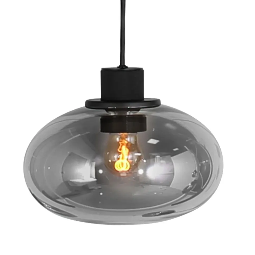Steinhauer hanglamp reflexion - 9 lichts - 140 x 150 cm - zwart