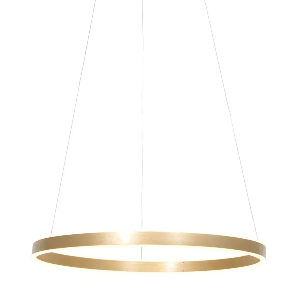 Steinhauer hanglamp Ringlux - 1 lichts - 60x 170 cm - mat goud
