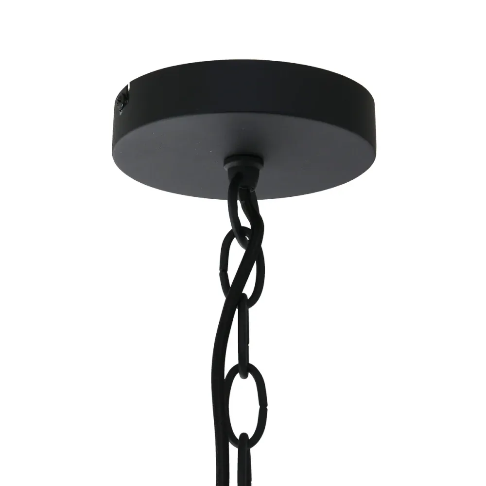 Steinhauer hanglamp semicirkel - 1 lichts - 50x 180 cm - zwart