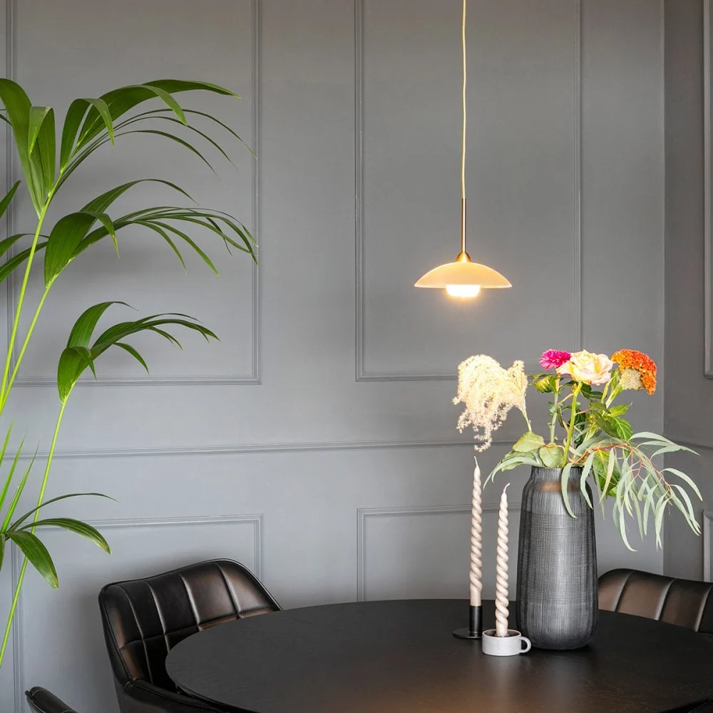 Steinhauer hanglamp sovereign - 1 lichts - 18x 100 cm - brons
