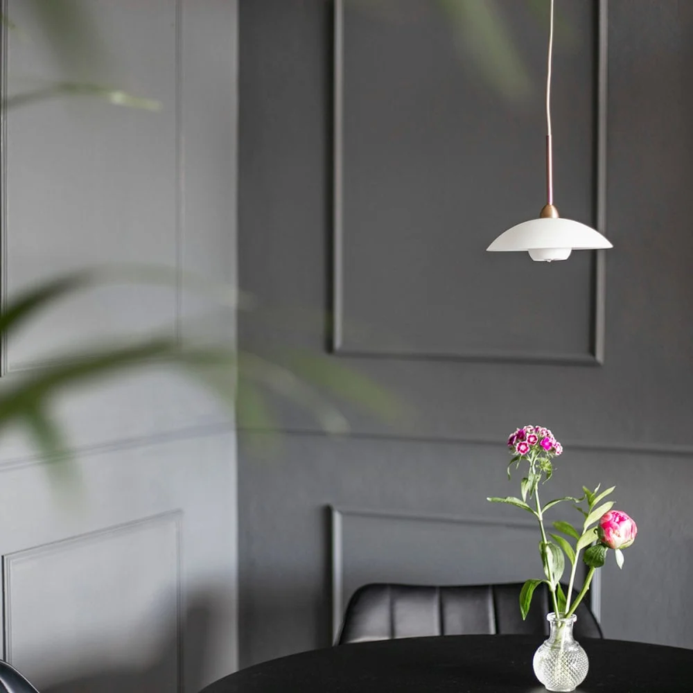 Steinhauer hanglamp sovereign - 1 lichts - 18x 100 cm - brons