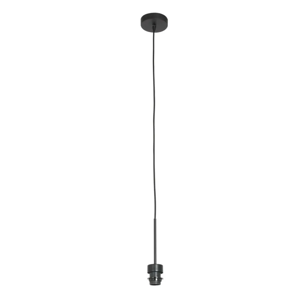 Steinhauer hanglamp Sparkled - 1 lichts - 14x 135 cm - zwart