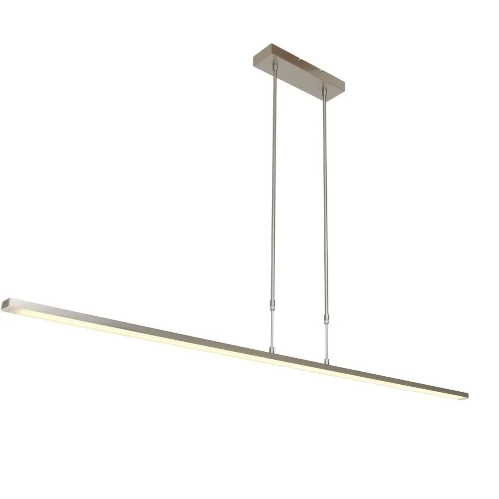 Steinhauer hanglamp Zelena - 3 lichts - 155x 117 cm - mat chroom
