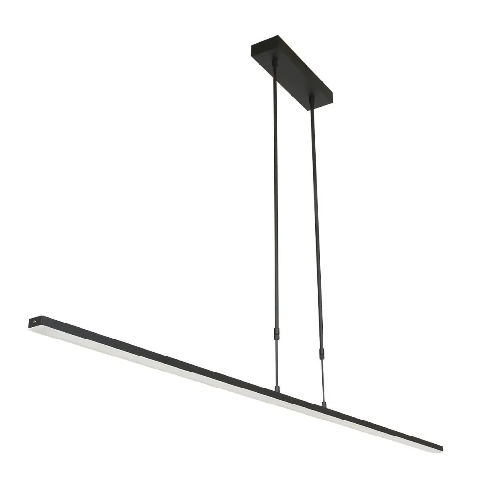 Steinhauer hanglamp Zelena - 3 lichts - 155x 117 cm - zwart
