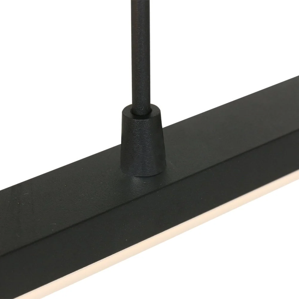 Steinhauer hanglamp Zelena - 3 lichts - 155x 117 cm - zwart