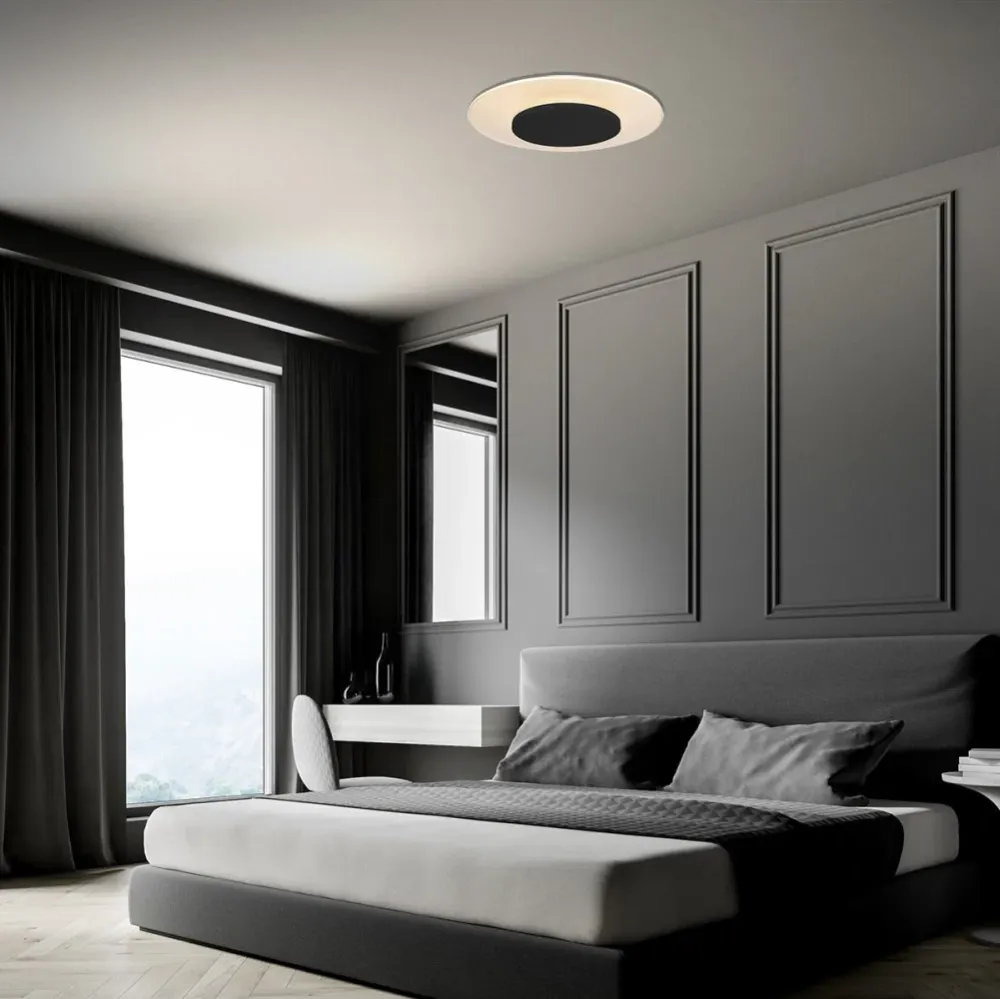 Steinhauer plafond - 42x 6 cm - zwart