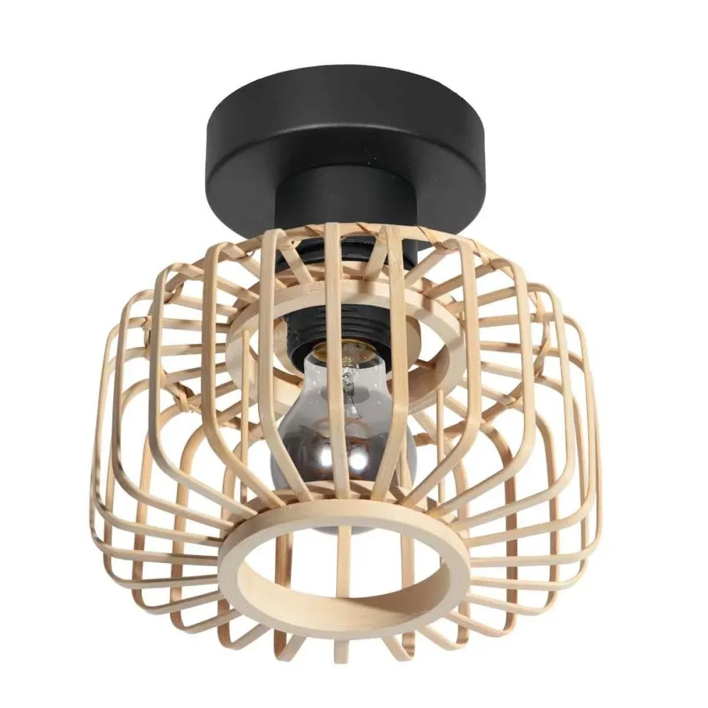 Steinhauer plafondlamp Bloeba - 1 lichts - 20x 17 cm - beige
