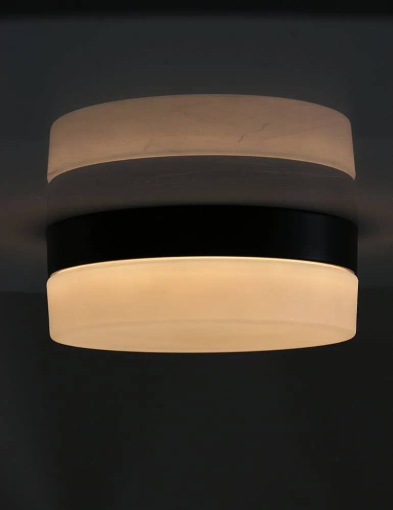 Steinhauer plafondlamp Ikaro - 1 lichts - 18x 7 cm - zwart