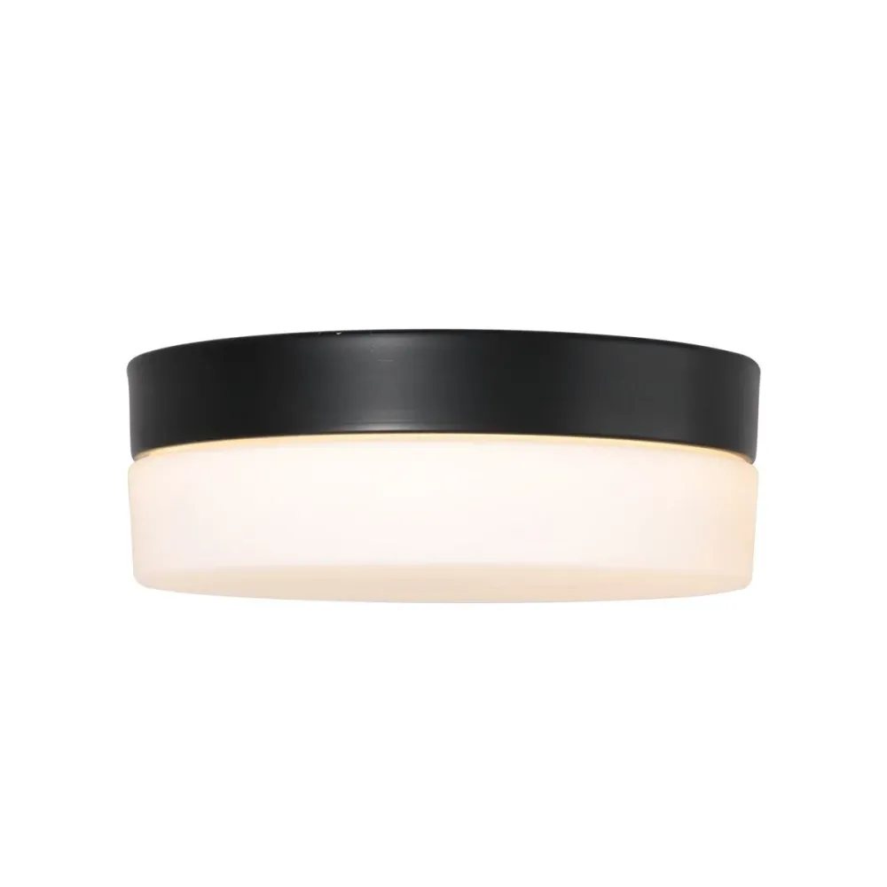 Steinhauer plafondlamp Ikaro - 1 lichts - 24x 7 cm - zwart