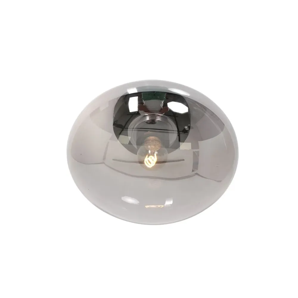 Steinhauer plafondlamp reflexion - 1 lichts - 25x 17 cm - zwart