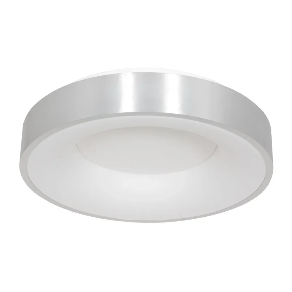 Steinhauer plafondlamp Ringlede - 1 lichts - 38x 9 cm - zilver