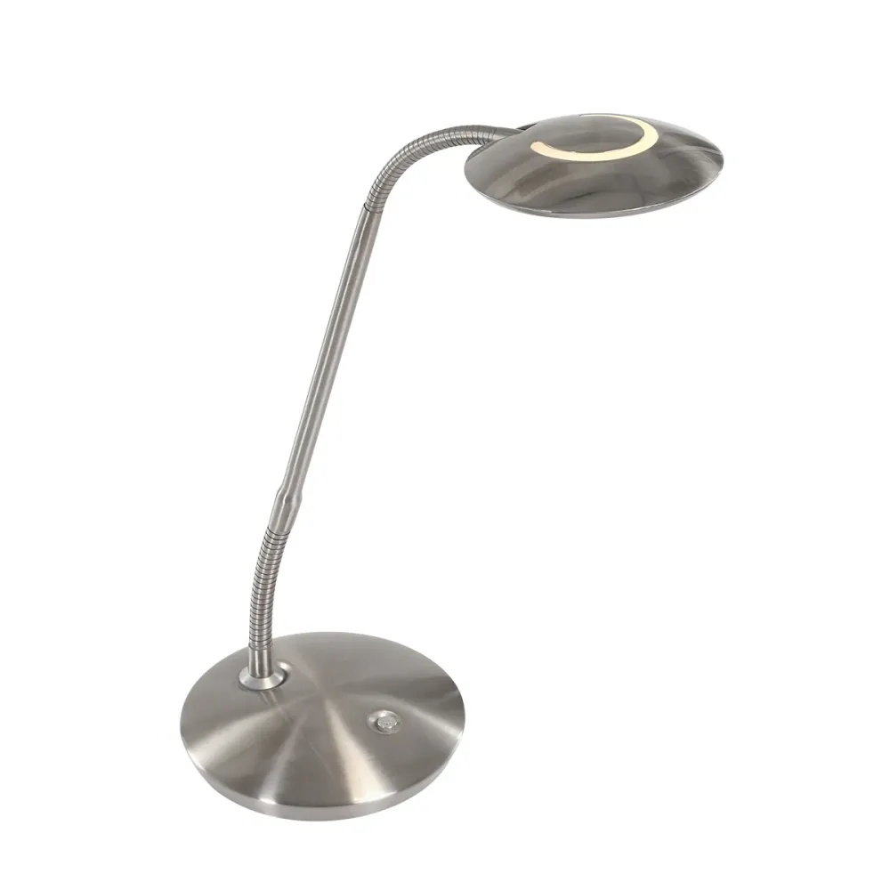 Steinhauer tafellamp zenith - 1 lichts - 15.5x 42 cm - mat chroom