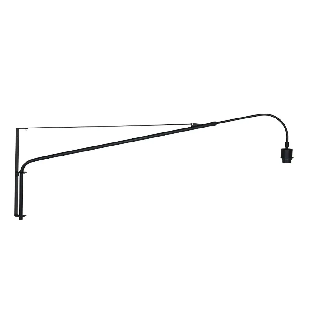 Steinhauer wandlamp elegant - 1 lichts - 120x 56 cm - zwart